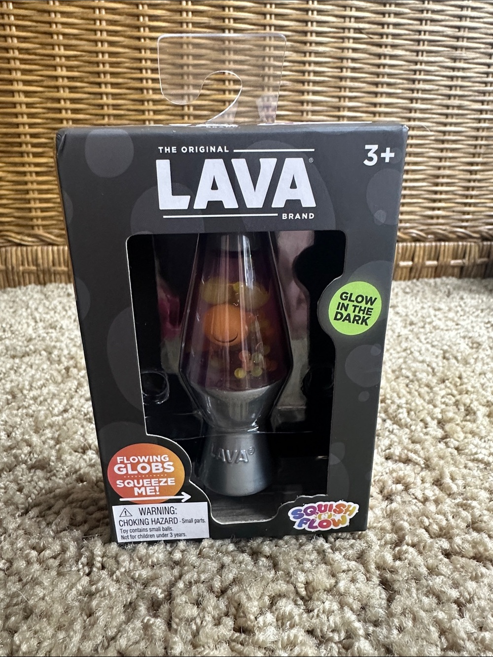 Lava Brand Kids Glow-in-the-Dark Mini Lava Lamp - Purple